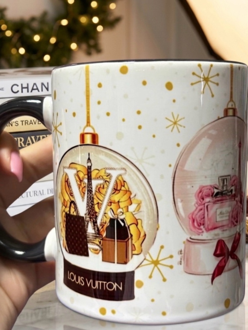 Custom Design Mug with Black Handle